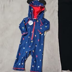 Disney Blue and Red Hooded One Piece